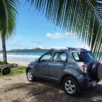 4x4 Daihatsu Terios, perfect for 4 travelers with luggage, ideal for reaching hidden gems and rural locales.