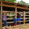 Kids by the Corral in rural La Unión Costa Rica
