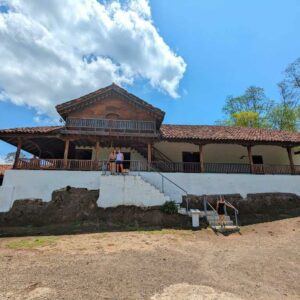 La Casona de Santa Rosa, a historic landmark in Santa Rosa National Park, significant to Costa Rican history and tropical dry forest conservation.