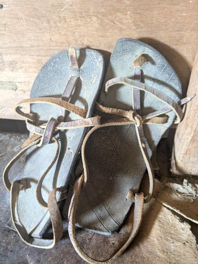 Traditional "Caites" sandals worn by Costa Rican campesinos.